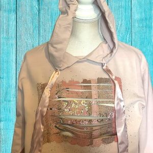 womens medium hoodie sliced
